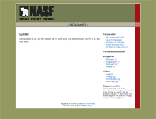 Tablet Screenshot of biggame.nasf.no